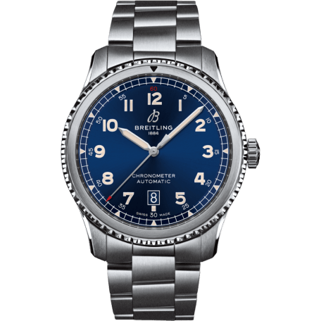 Aviator 8 Automatic 41 Stainless Steel / Blue / Bracelet