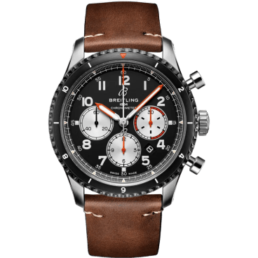 Aviator 8 B01 Chronograph 43 Stainless Steel / Mosquito / Calf / Folding