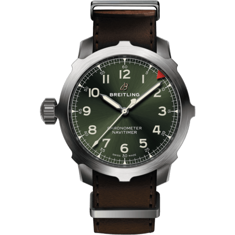 Navitimer Super 8 B20 Automatic 46 Titanium / Green / NATO