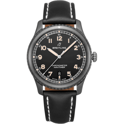 Navitimer 8 Automatic 41 Blacksteel / Black / Black Calf