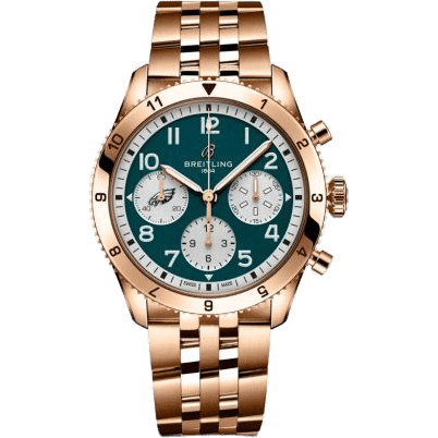 Classic AVI Chronograph 42 Super Bowl LIX Philadelphia Eagles Limited Edition / Bracelet