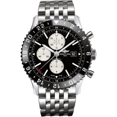 Chronoliner Stainless Steel / Black / Bracelet