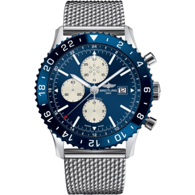 Chronoliner Stainless Steel / Blue / Bracelet