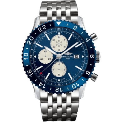Chronoliner Stainless Steel / Blue / Bracelet