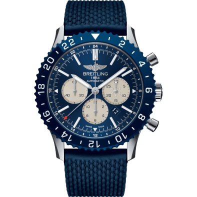 Chronoliner B04 Stainless Steel / Blue / Rubber