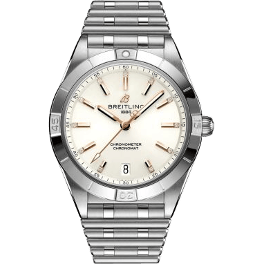 Chronomat Automatic 36 Stainless Steel / White - Diamond / Rouleaux