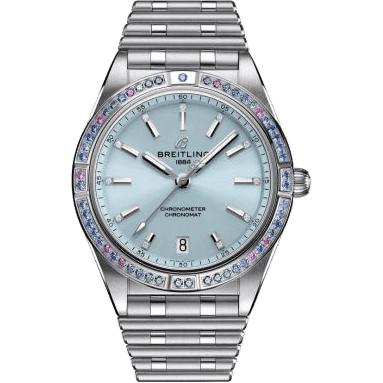 Chronomat Automatic 36 Stainless Steel - White Gold / Ice Blue / South Sea / Bracelet