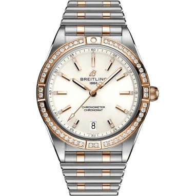 Chronomat Automatic 36 Stainless Steel / Red Gold - Diamond / White / Rouleaux