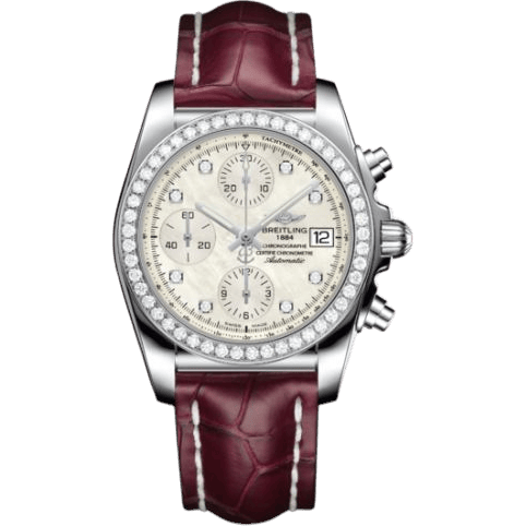 Chronomat 38 SleekT Stainless Steel / Diamond / MOP / Alligator