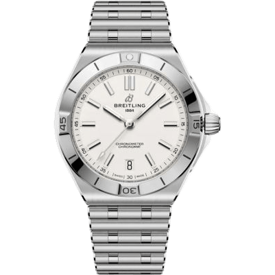 Chronomat B31 40 Stainless Steel / Silver / Rouleaux