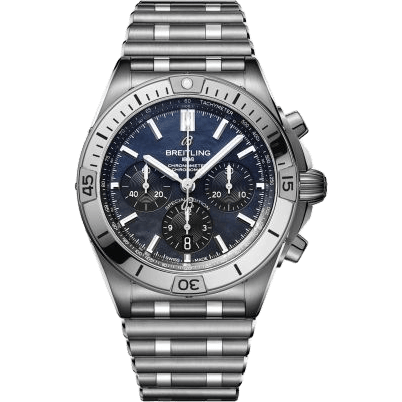 Chronomat B01 42 Stainless Steel / Black MOP / Japan