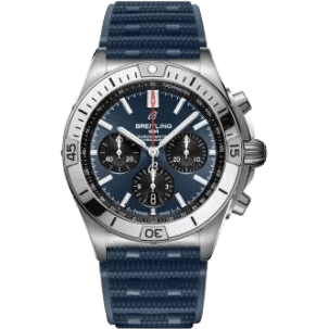 Chronomat B01 42 Stainless Steel / Blue / Rubber