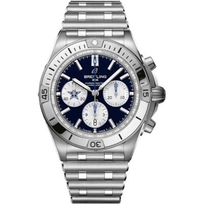 Chronomat B01 42 NFL Dallas Cowboys / Rouleaux