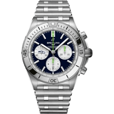 Chronomat B01 42 NFL Seattle Seahawks / Rouleaux