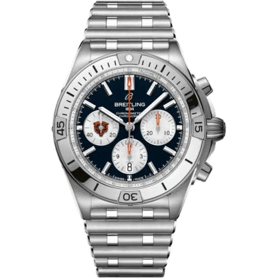 Chronomat B01 42 NFL Chicago Bears / Rouleaux