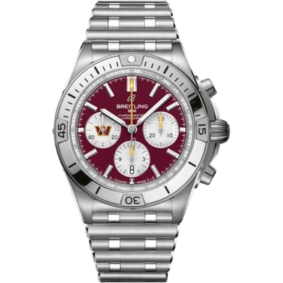 Chronomat B01 42 NFL Washington Commanders / Rouleaux