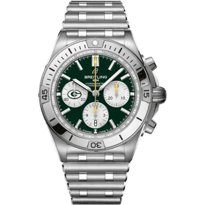Chronomat B01 42 NFL Green Bay Packers / Rouleaux