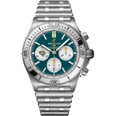 Chronomat B01 42 NFL Jacksonville Jaguars / Rouleaux