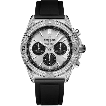 Chronomat B01 42 Stainless Steel - Diamond / Silver / Rubber