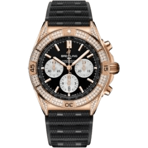 Chronomat B01 42 Red Gold - Diamond / Black / Rubber