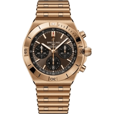 Chronomat B01 42 Red Gold / Brown / Rouleaux