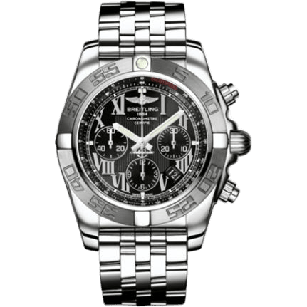 Chronomat 44 Stainless Steel / Black - Roman / Bracelet