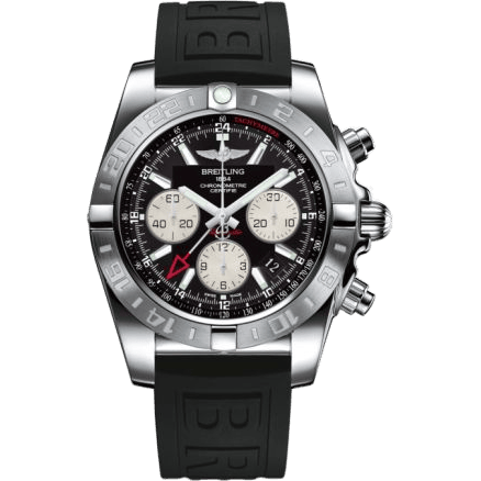 Chronomat 44 GMT Stainless Steel / Onyx Black / Rubber