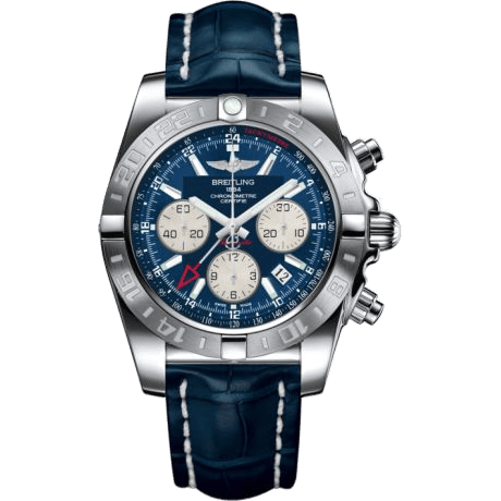 Chronomat 44 GMT Stainless Steel / Metallica Blue / Croco