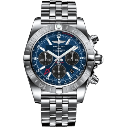 Chronomat 44 GMT Stainless Steel / Blackeye Blue / Bracelet