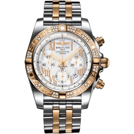 Chronomat 44 Stainless Steel / Rose Gold / Diamond / Pearl Roman / Bracelet
