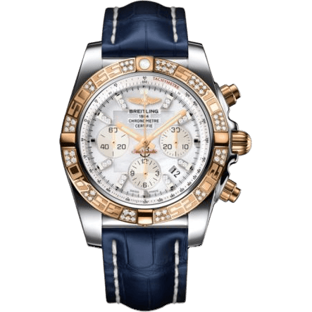 Chronomat 44 Stainless Steel / Rose Gold / Diamond / Pearl Diamond / Croco
