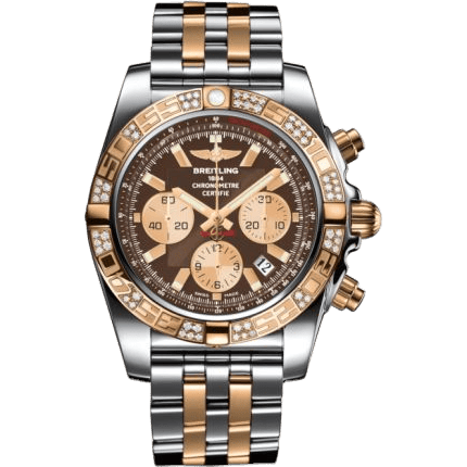 Chronomat 44 Stainless Steel / Rose Gold / Diamond / Metallica Brown / Bracelet