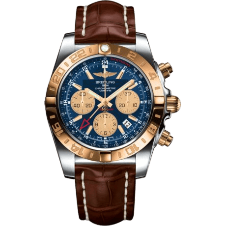 Chronomat 44 GMT Stainless Steel / Rose Gold / Metallica Blue / Croco