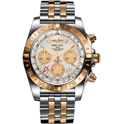 Chronomat 44 GMT Stainless Steel / Rose Gold / Sierra Silver / Bracelet