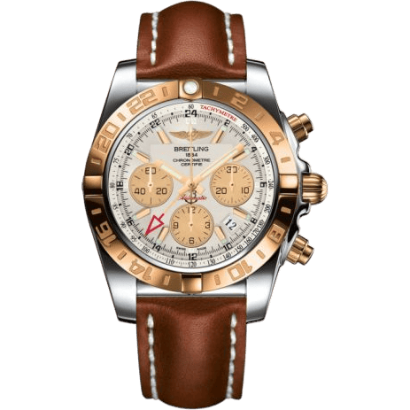 Chronomat 44 GMT Stainless Steel / Rose Gold / Sierra Silver / Calf