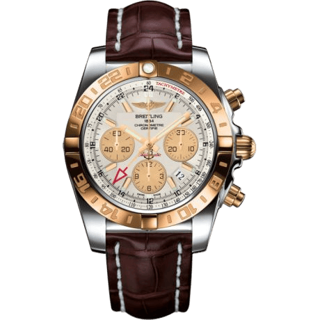 Chronomat 44 GMT Stainless Steel / Rose Gold / Sierra Silver / Croco