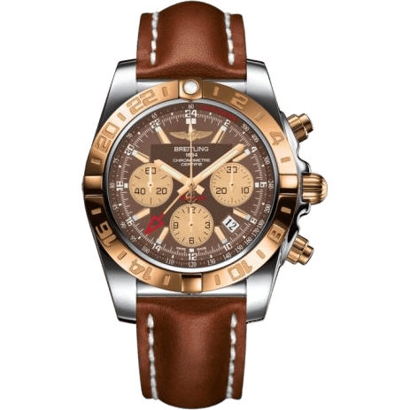 Chronomat 44 GMT Stainless Steel / Rose Gold / Metallica Brown / Calf
