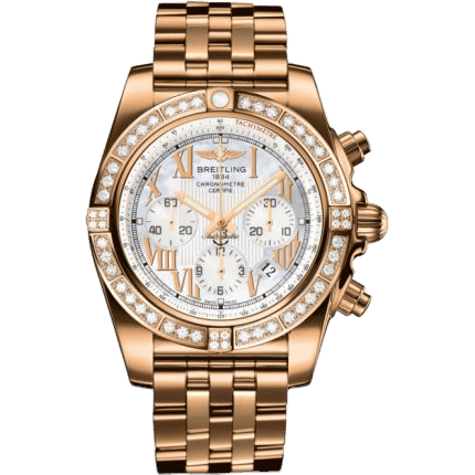Chronomat 44 Rose Gold / Diamond / Pearl Roman / Bracelet
