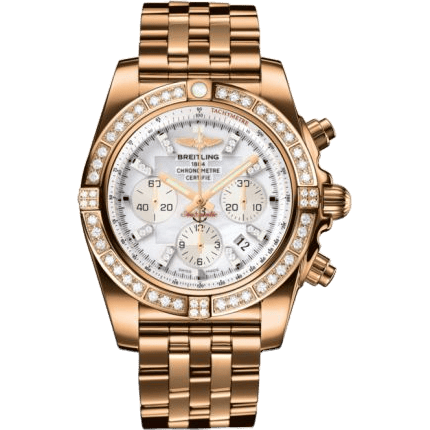 Chronomat 44 Rose Gold / Diamond / Pearl Diamond / Bracelet