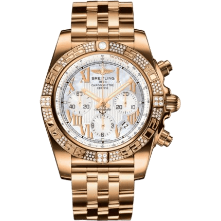 Chronomat 44 Rose Gold / Diamond / Pearl Roman / Bracelet