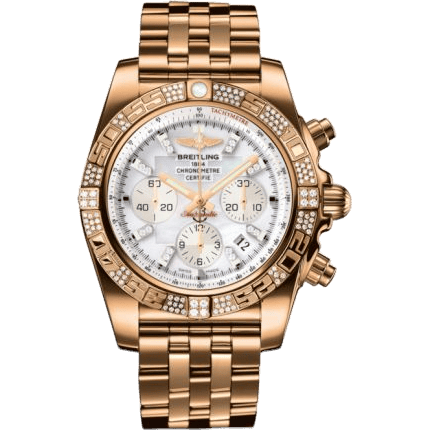 Chronomat 44 Rose Gold / Diamond / Pearl Diamond / Bracelet