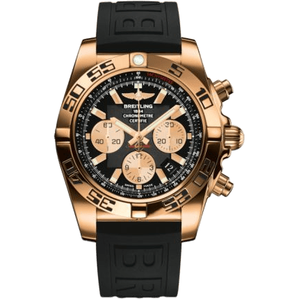 Chronomat 44 Rose Gold / Onyx Black / Rubber