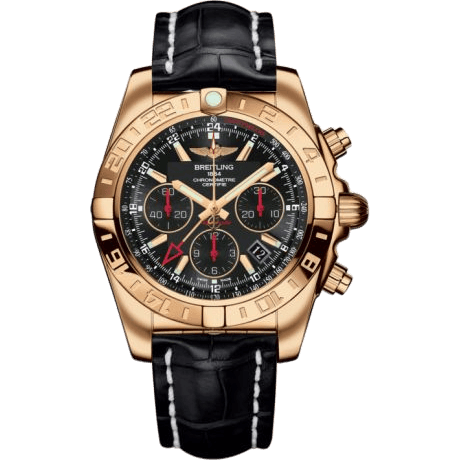 Chronomat 44 GMT Rose Gold / Black / Croco