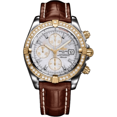 Chronomat Evolution Stainless Steel / Yellow Gold - Diamond / MOP