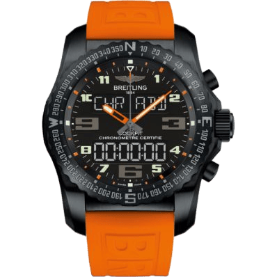 Cockpit B50 Night Mission / Black-Orange / Rubber / Folding