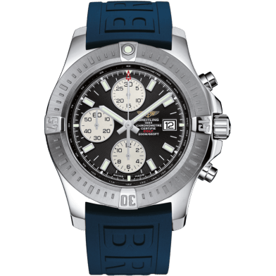 Colt Chronograph Automatic Stainless Steel / Volcano Black / Rubber / Pin