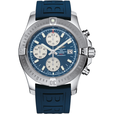 Colt Chronograph Automatic Stainless Steel / Mariner Blue / Rubber / Folding