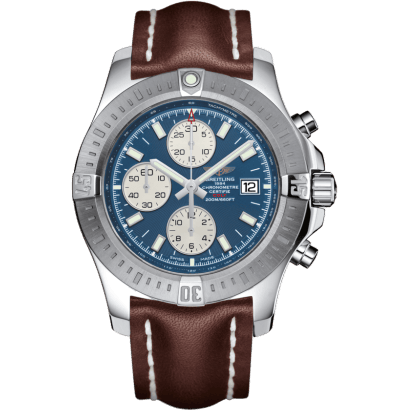Colt Chronograph Automatic Stainless Steel / Mariner Blue / Calf / Folding