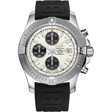 Colt Chronograph Automatic Stainless Steel / Stratus Silver / Rubber / Folding