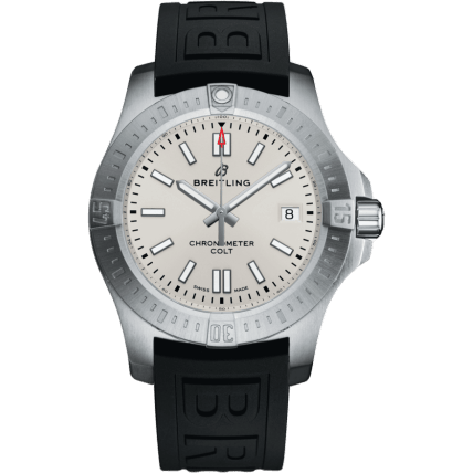 Chronomat Colt 41 Automatic Silver / Rubber / Folding